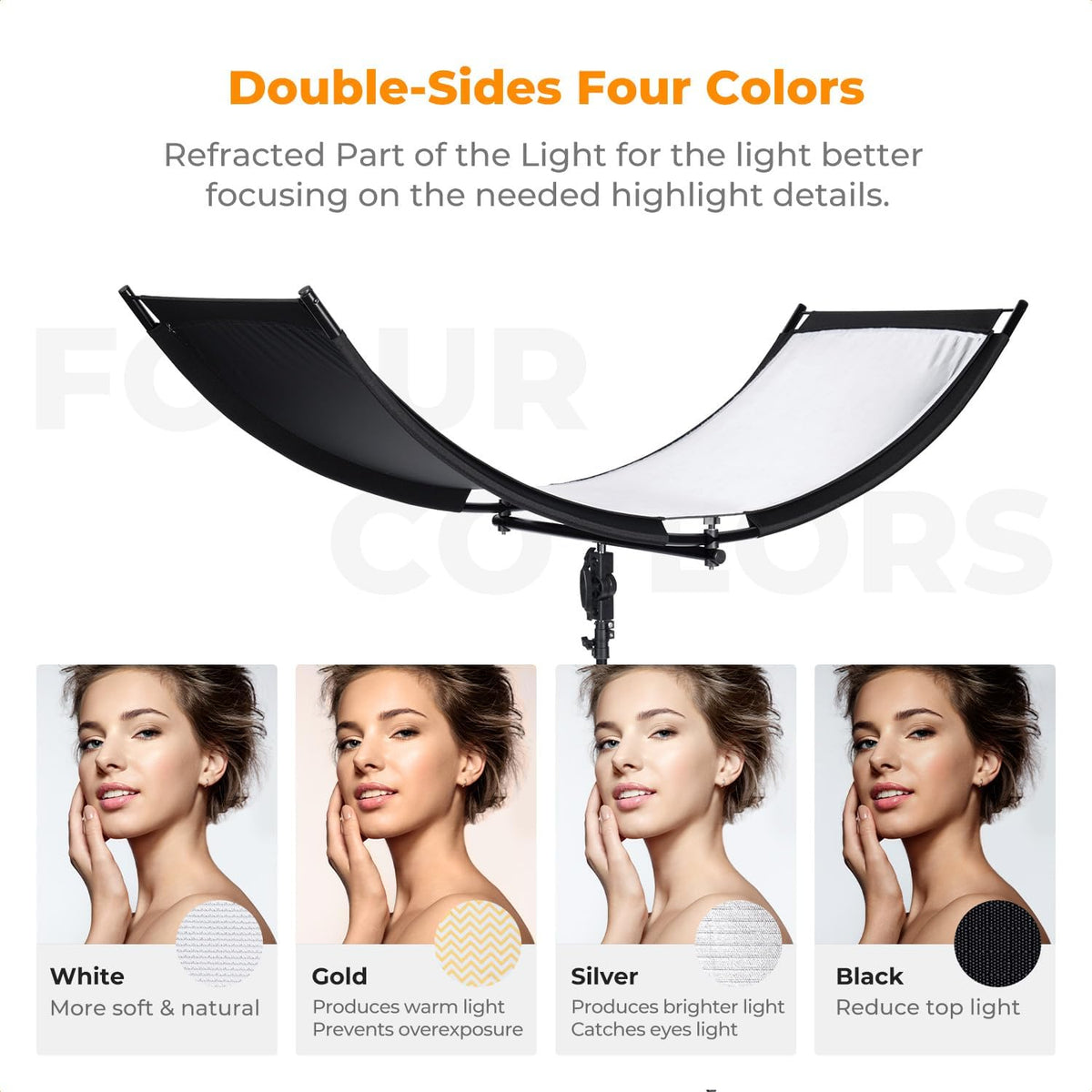 Curved Reflector 50x100cm