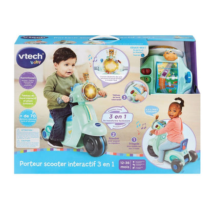 Vtech 3 En 1 Interactif Scooter Blue Ride-On Vtech