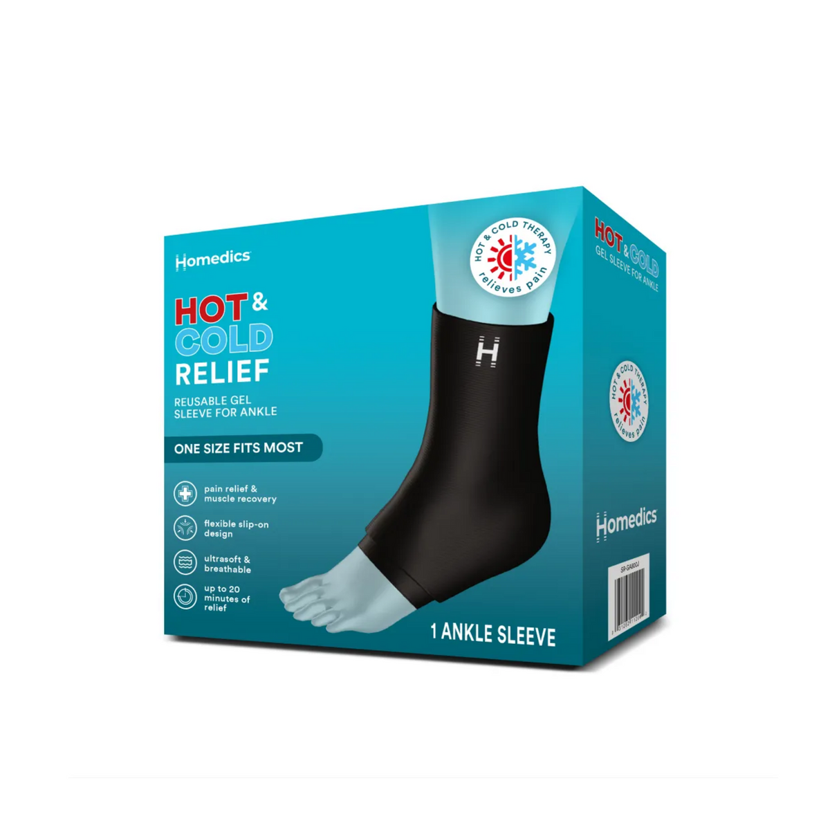 HoMedics Ankle Ice Pack Sleeve Model SR-GA800 HOMEDICS