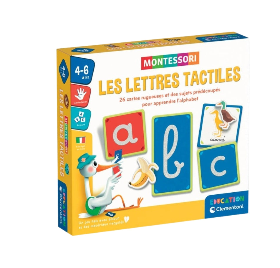 Clementoni Les Lettres Tactiles Montessori Clementoni