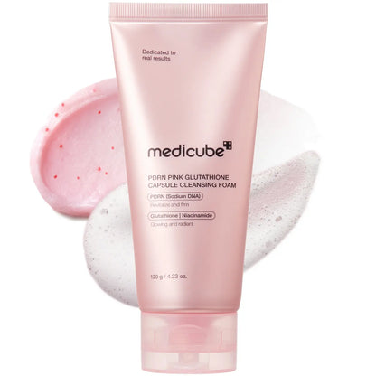 PDRN Pink Glutathione Capsule Cleansing Foam MEDICUBE