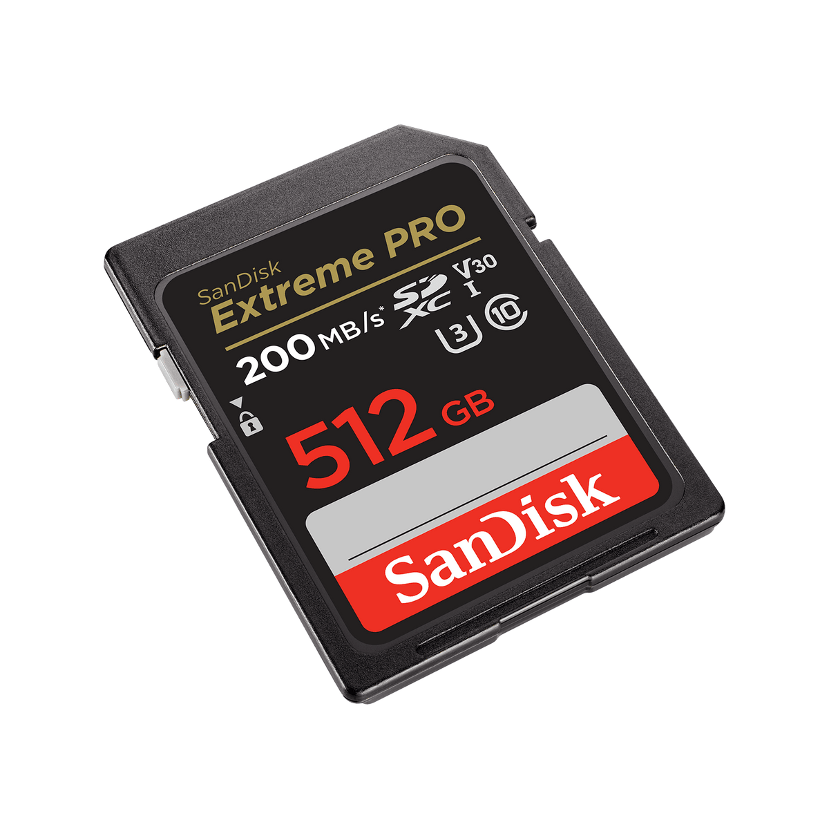 SANDISK SD EXTREME PRO 512GB - 200-140 MB/S - 1334X