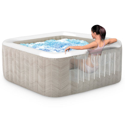 Intex Chevron Deluxe Square Bubble Spa Set Intex