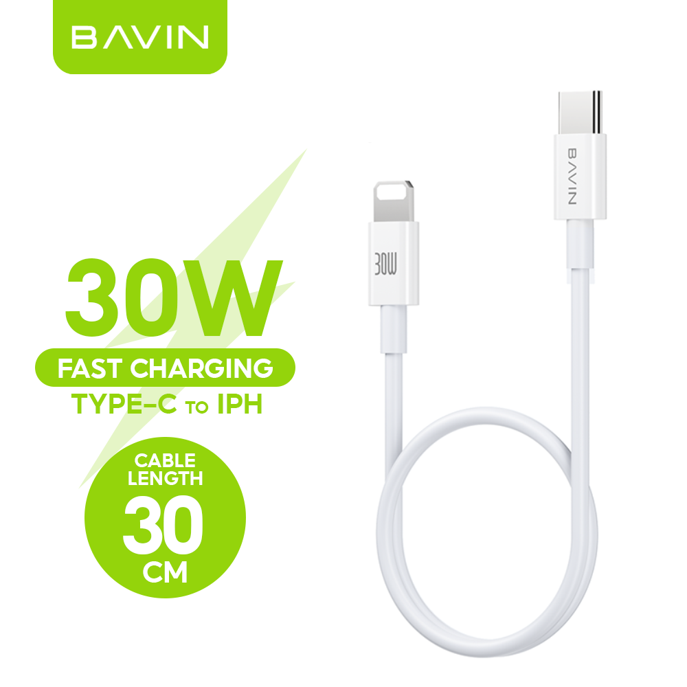 Bavin PD 30W USB C to Lightining Cable (1M)