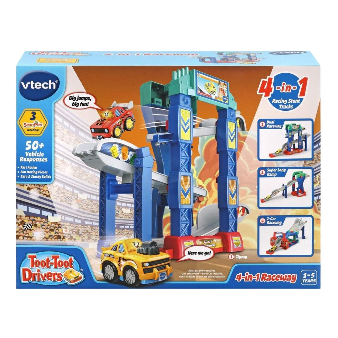 Vtech Circuit Toot-Toot Drivers 4 In 1 Raceway Vtech