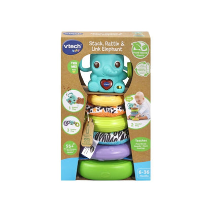 VTech Stack Rattle & Link Elephant Vtech