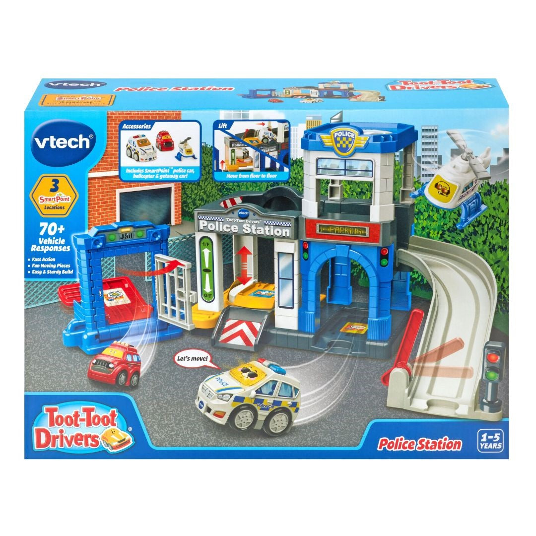 Vtech Toot-Toot Drivers Police Station Playset Vtech