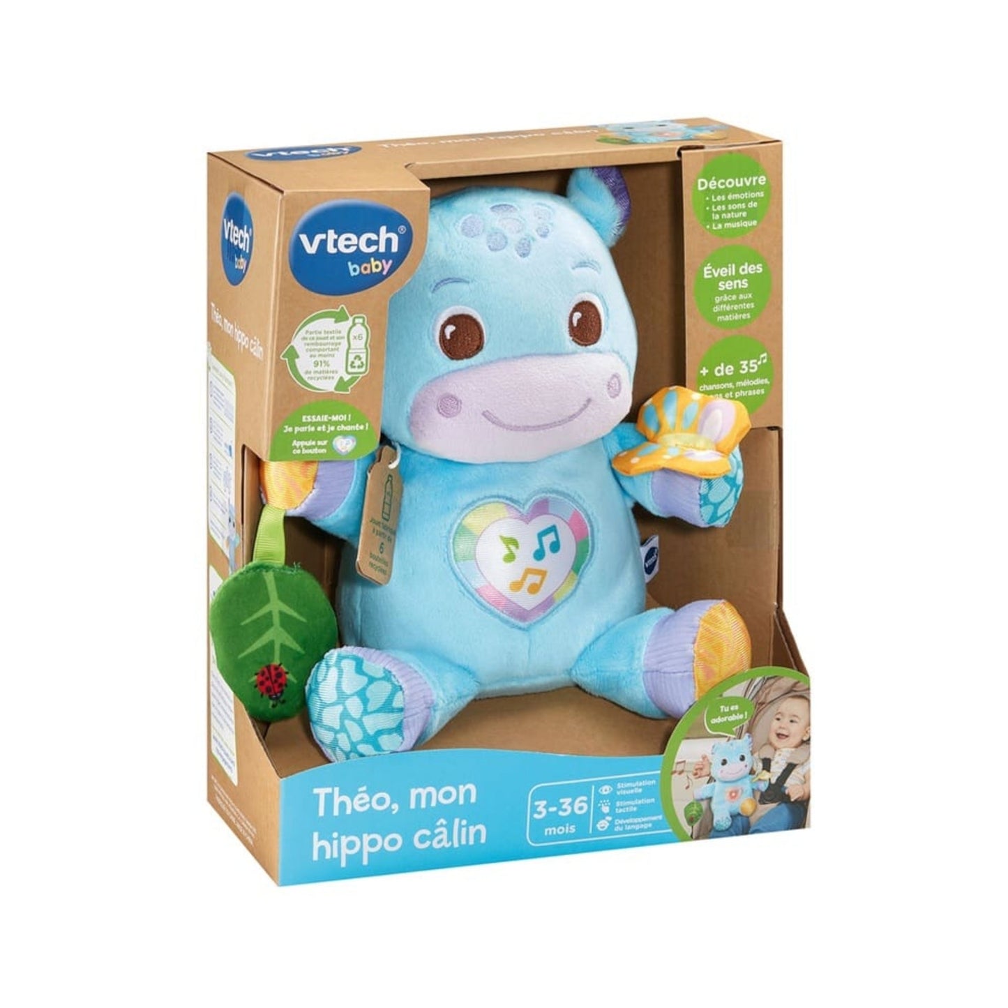 Vtech Baby Theo My Cuddly Hippo Vtech