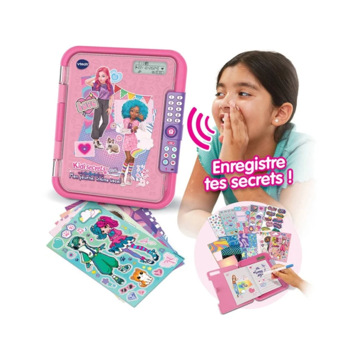 Vtech Kidisecrets Safe Voice Note Diary (French) Vtech