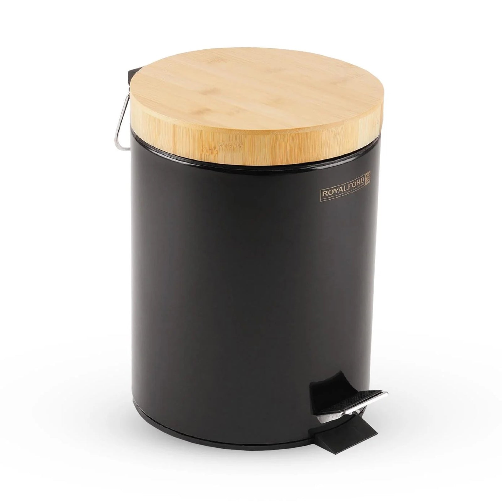 PEDAL BIN WOODEN COVER 5LT