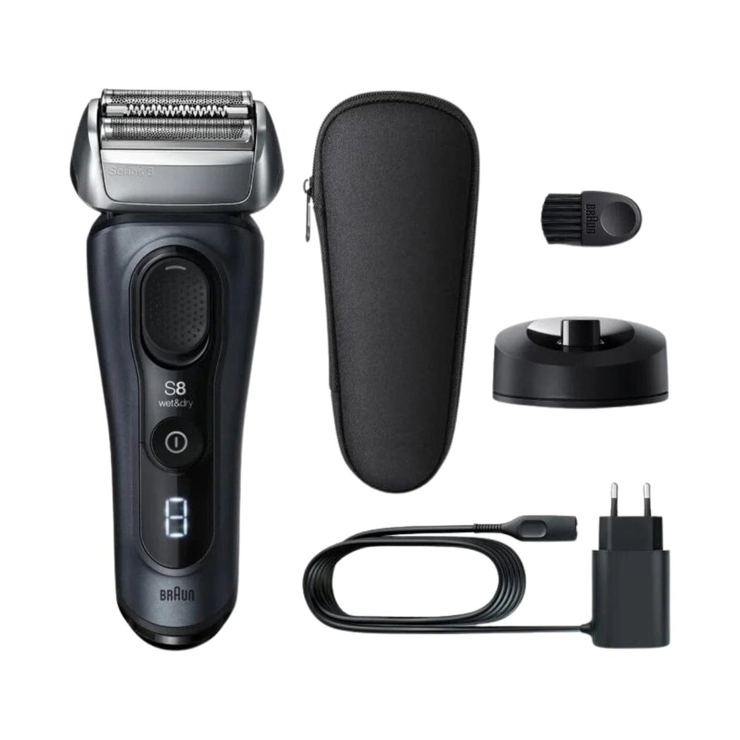 Braun Wet & Dry Shaver with Charging Stand & Travel Case