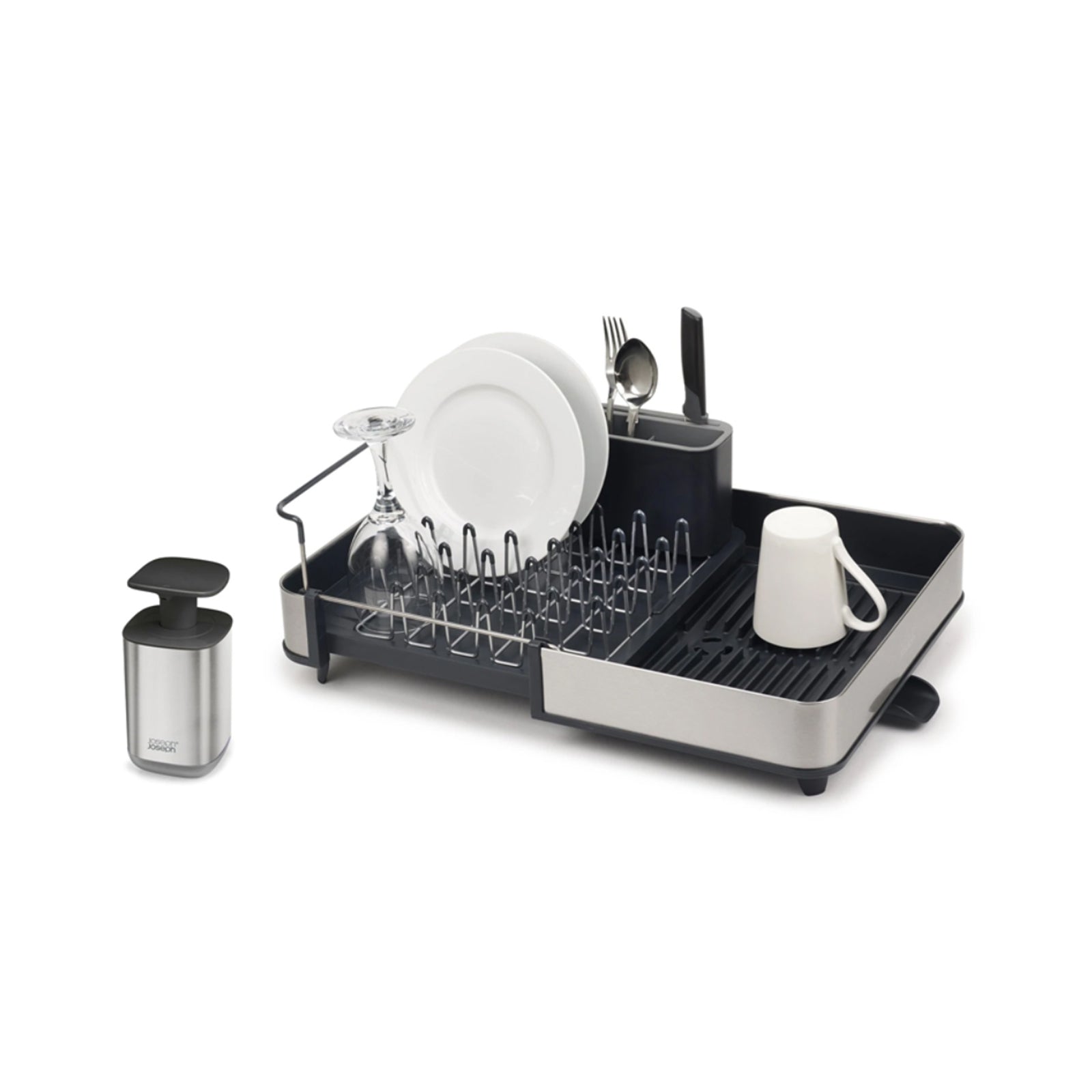 Set includes stainless-steel dish rack JOSEPH