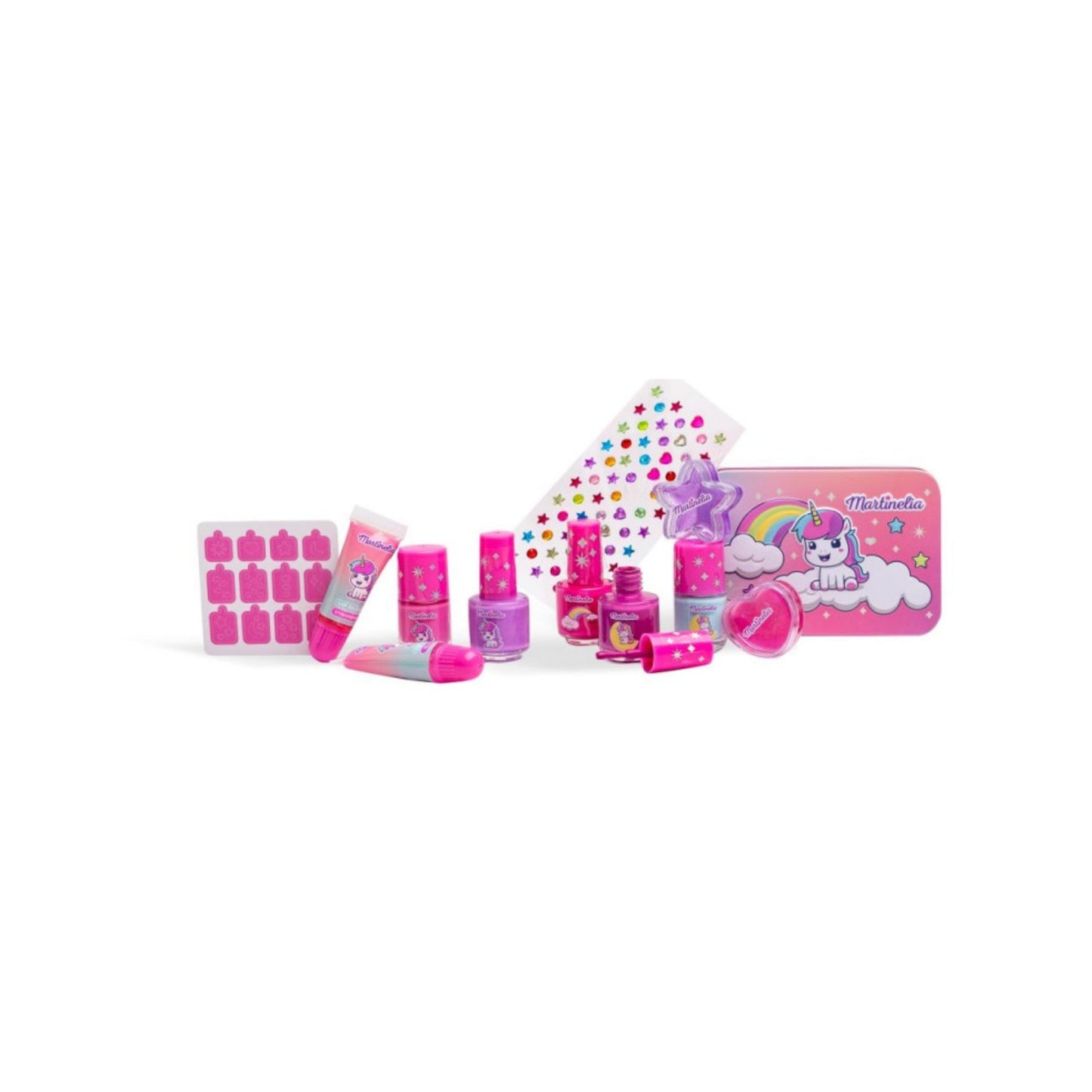 Martinelia Little Unicorn Nails & Lip Set With Tin box Martinelia