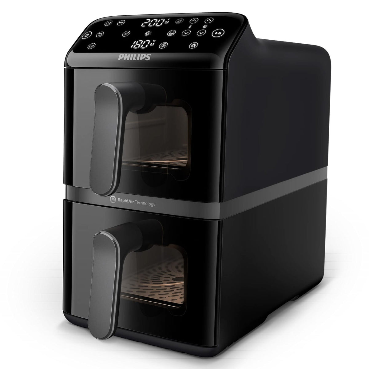 Philips 4000 Series Stacked Dual Basket Airfryer 10 Liters