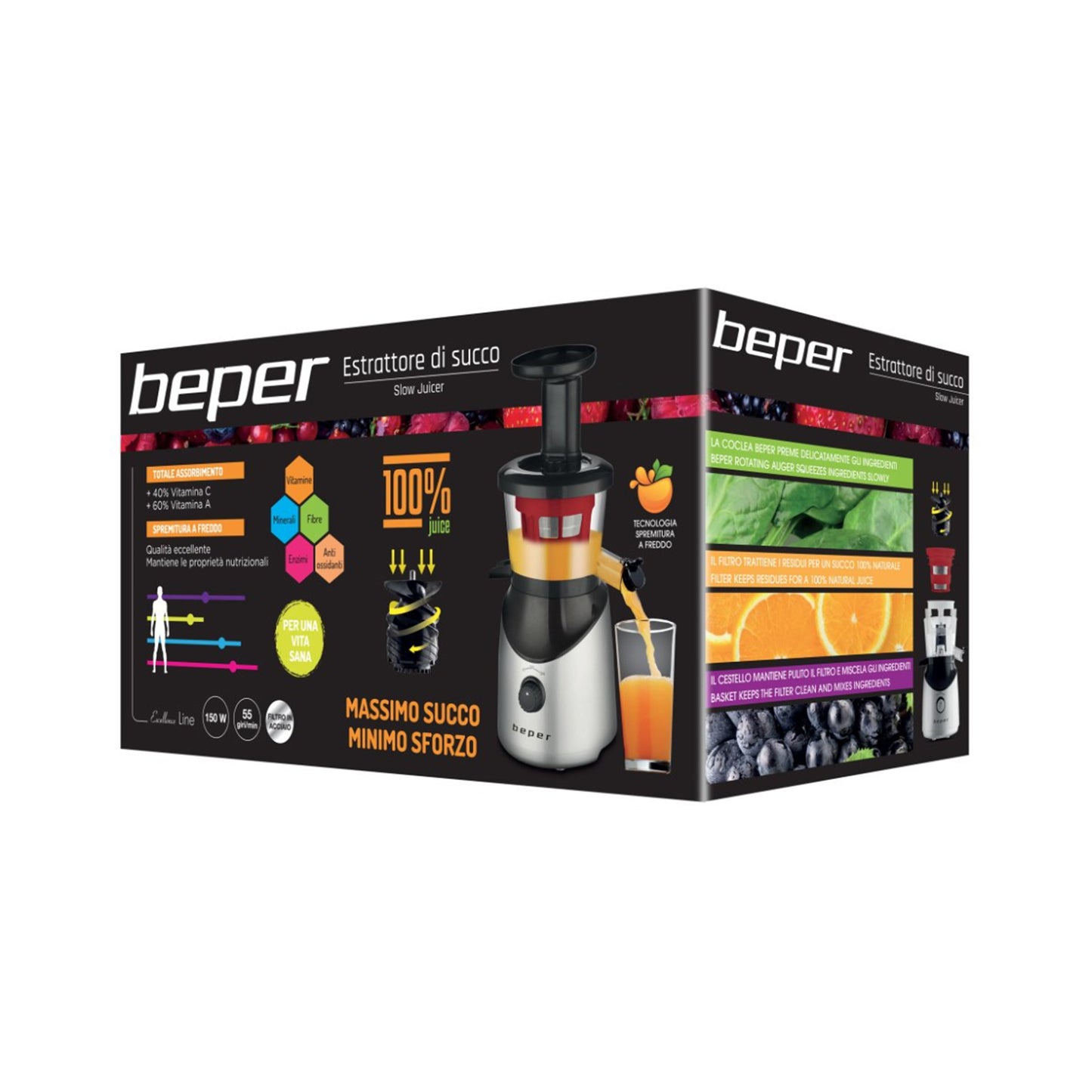 Beper Slow Juicer 150W BEPER