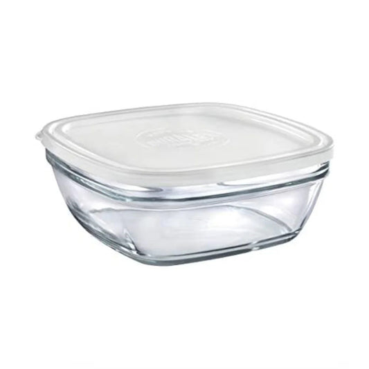 Duralex Freshbox Clear Square 20 cm + Frosted Lid - 200 cl