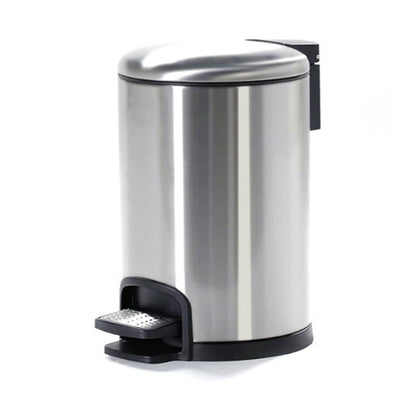 PEDAL BIN CHROME (8LT - SOFT CLOSE)