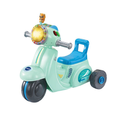 Vtech 3 En 1 Interactif Scooter Blue Ride-On Vtech