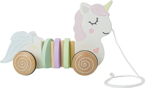 My Little Unicorn to Pull in Wood Atelier Du Bois