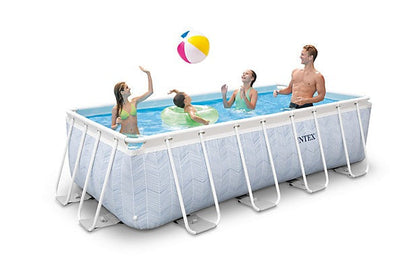 Intex Rectangular Chevron Swimming Pool Intex