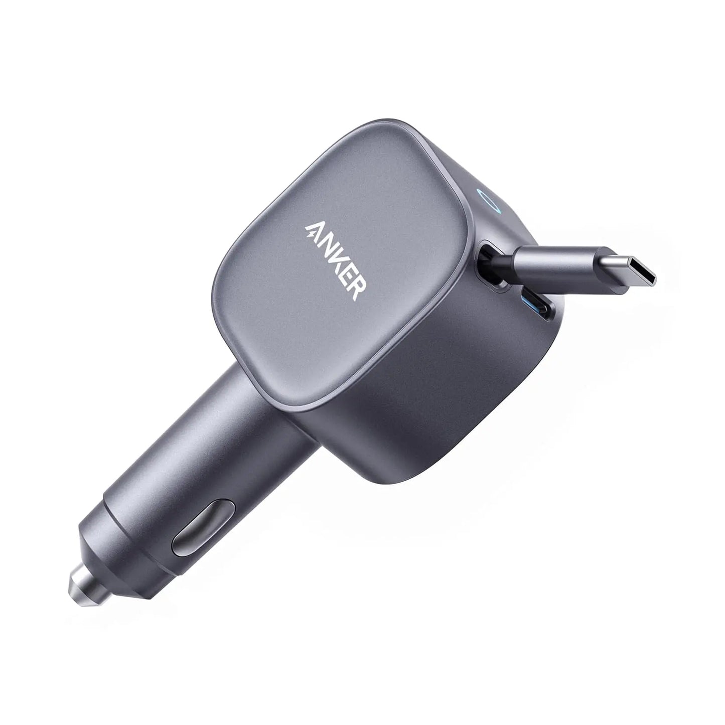 Anker Nano Car Charger 75W Built-InUSB-C Cable
