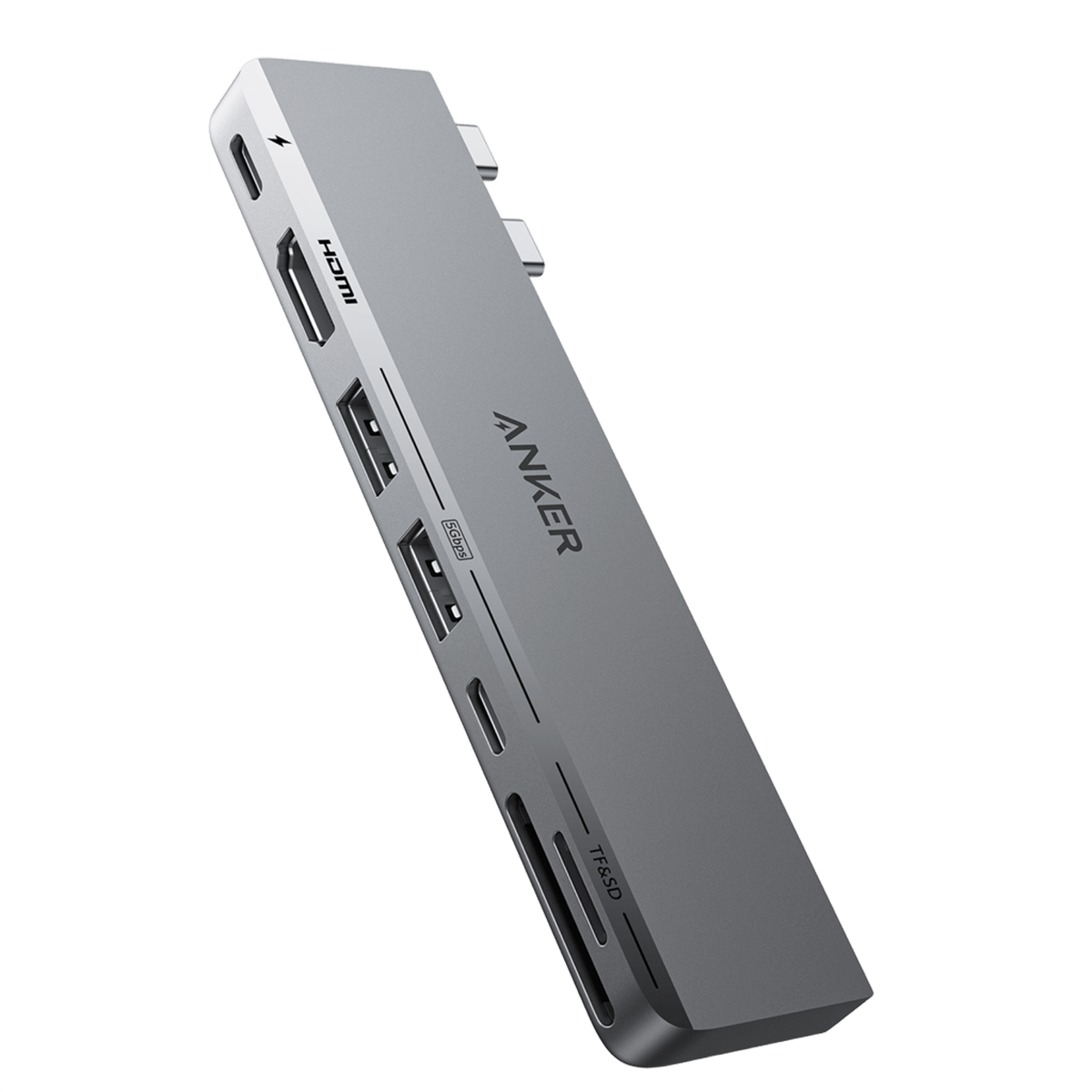 ANKER S547 USB-C 7-IN-2 HUB Gray