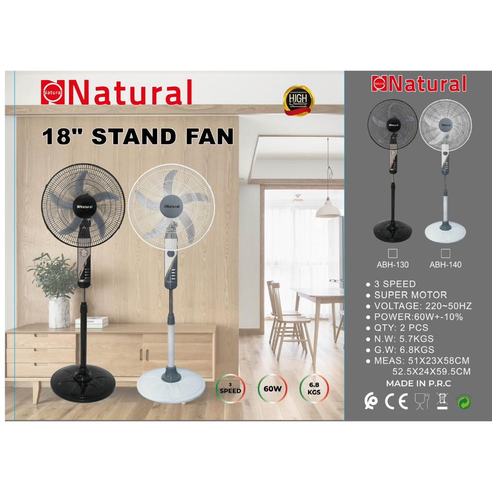 Natural Stand Fan 18 Inch 60 Watt (ABH150)