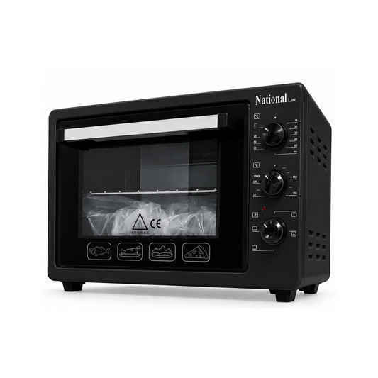 National Line Electric Oven 38 Liter Black NATIONAL LINE