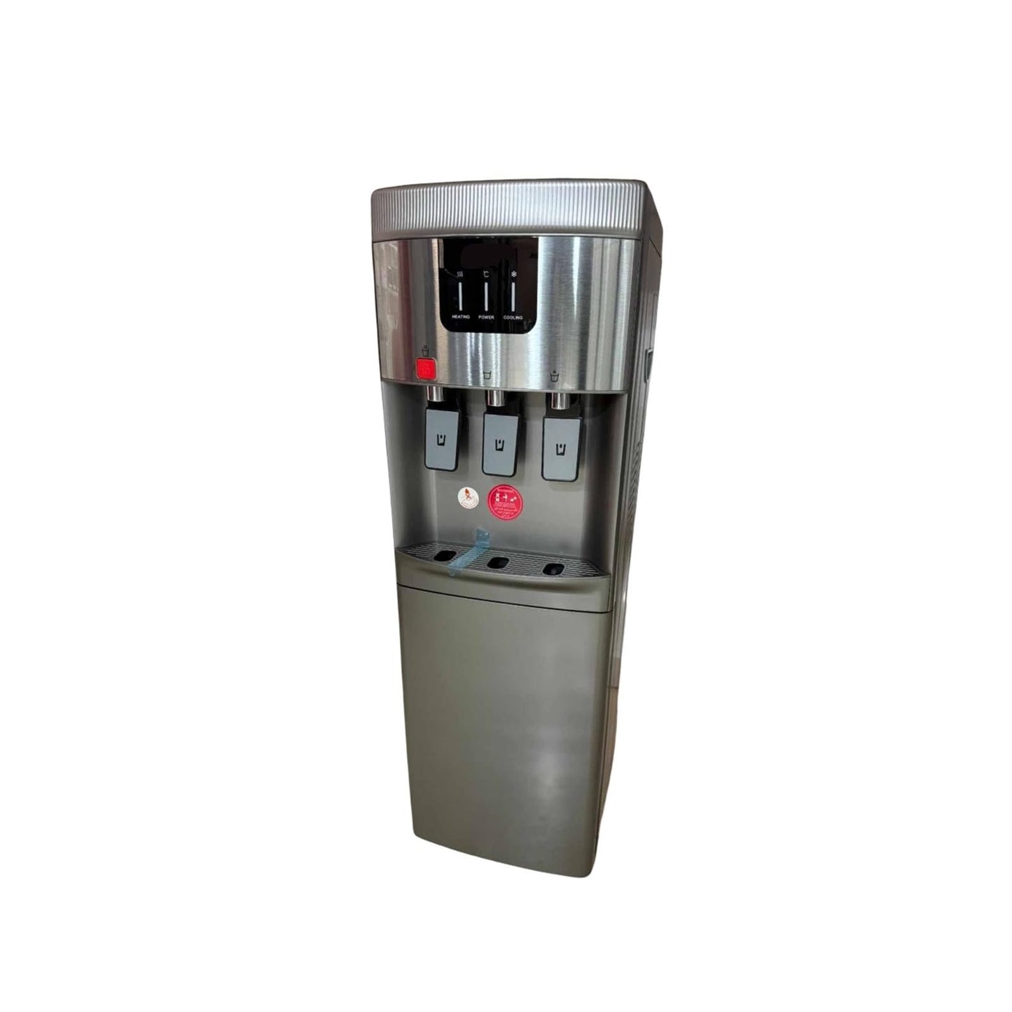 National Line Water Dispenser Top Loading 3 Knobs Silver NATIONAL LINE