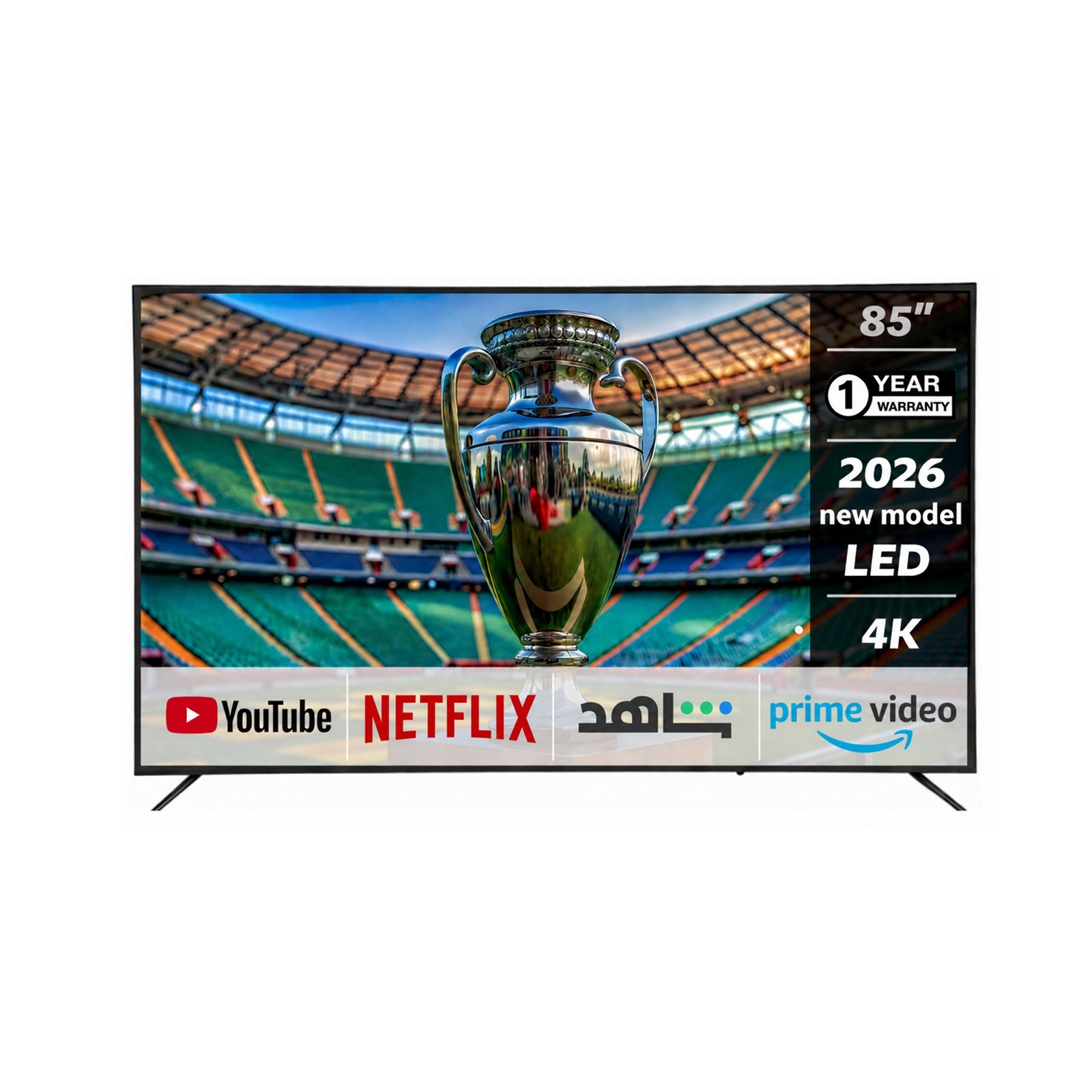 NATIONAL LINE Led 85" Frameless 4K Smart Android TV NATIONAL LINE