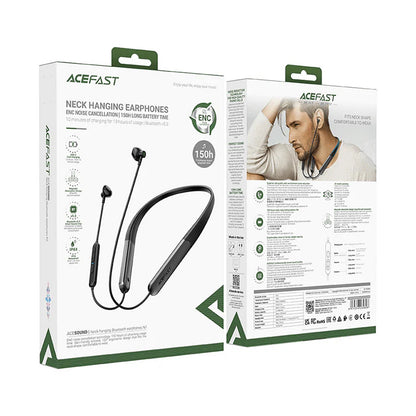 ACEFAST N1 NECK HANGING BLUETOOTH EARPHONE BLACK