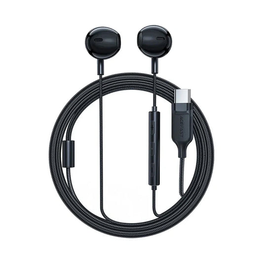 ACEFAST L2 WIRED EARPHONES WITH MIC USB-C BLACK