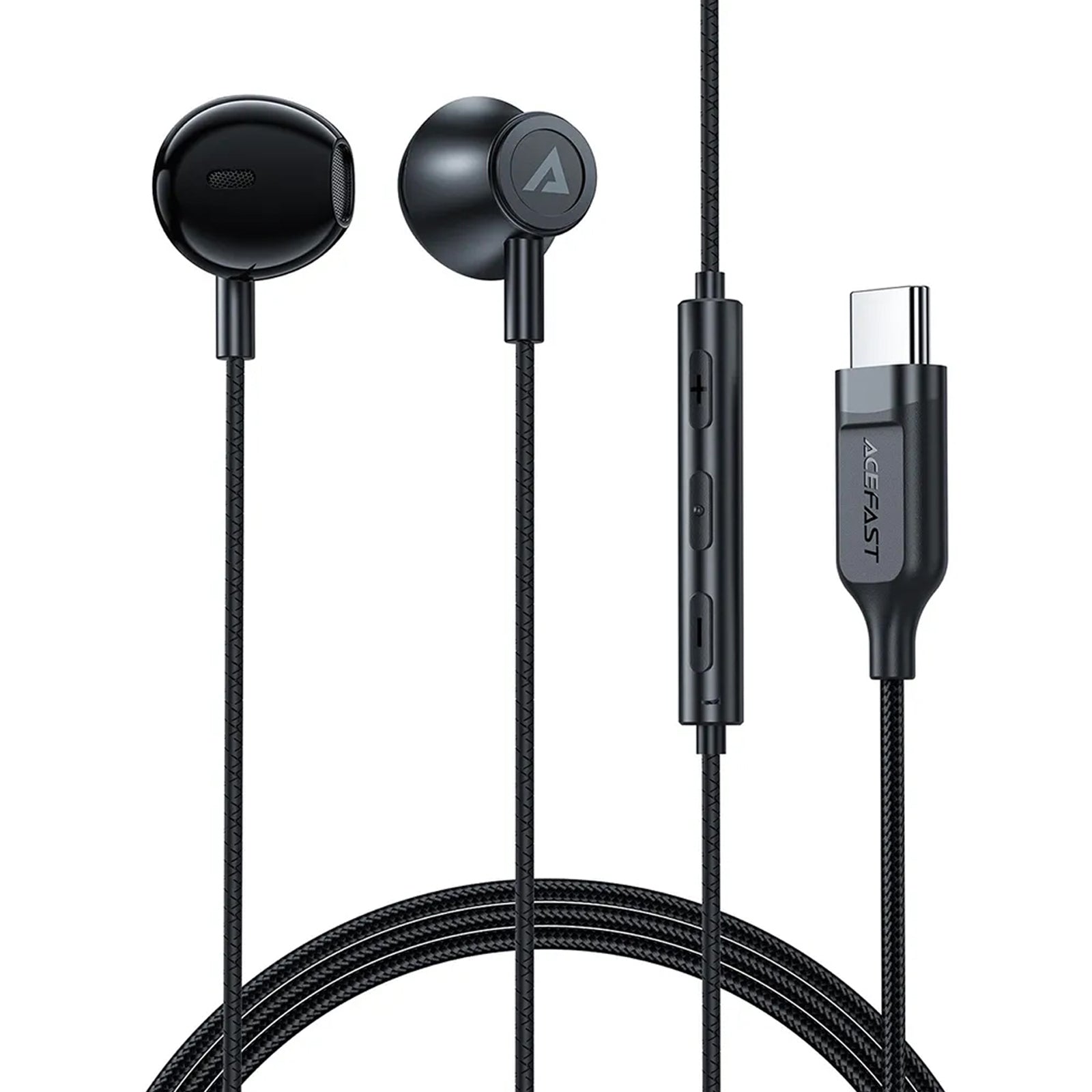 ACEFAST L2 WIRED EARPHONES WITH MIC USB-C BLACK