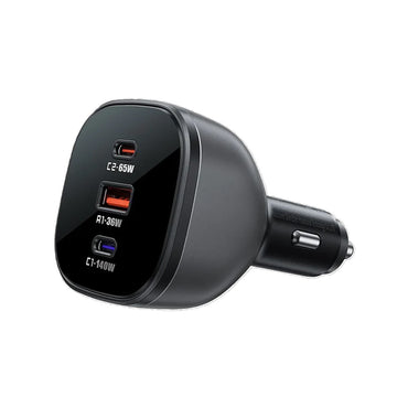 Acefast B14 165W (2*Usb-C+Usb-A) 3-Port Car Charger