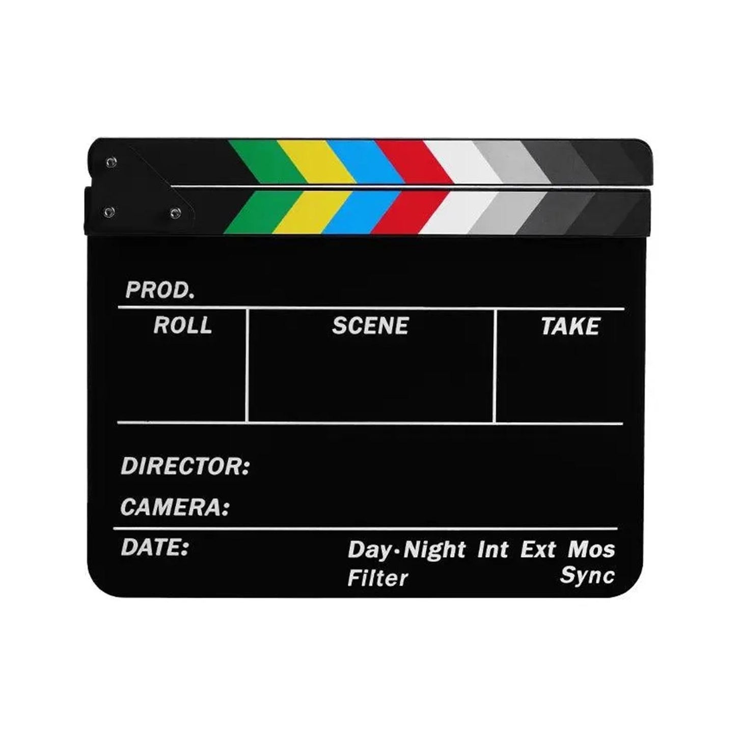 Acrylic Clapboard Black CHN