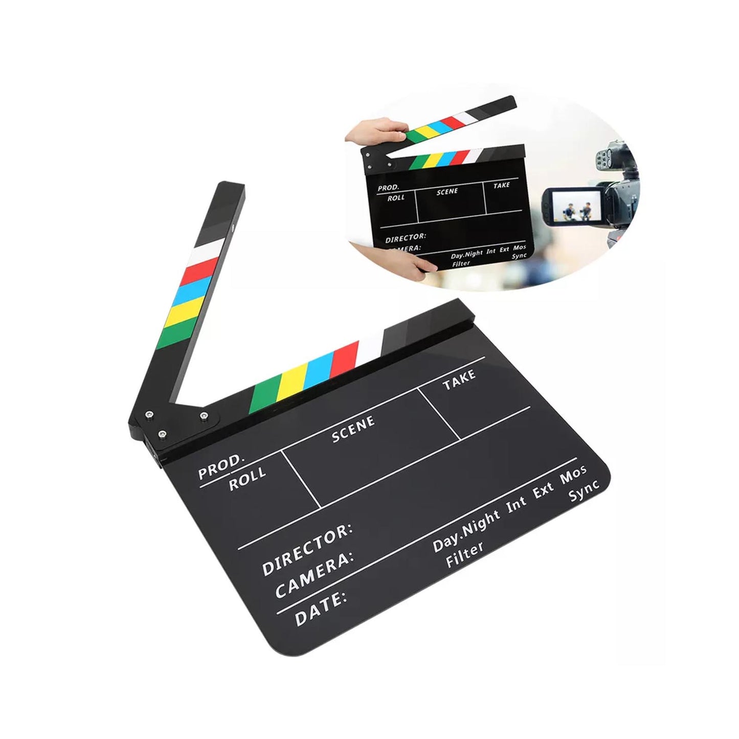 Acrylic Clapboard Black CHN