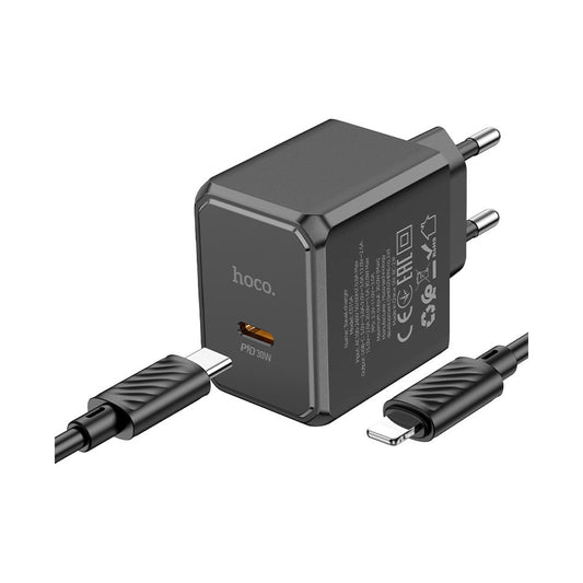 HOCO TYPE C SINGLE PORT 30W CHARGER