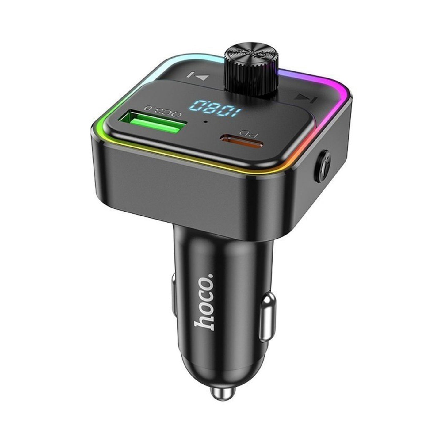 HOCO E81 FANTASY PD30W + QC3.0 CAR BT FM TRANSMITTER BLACK