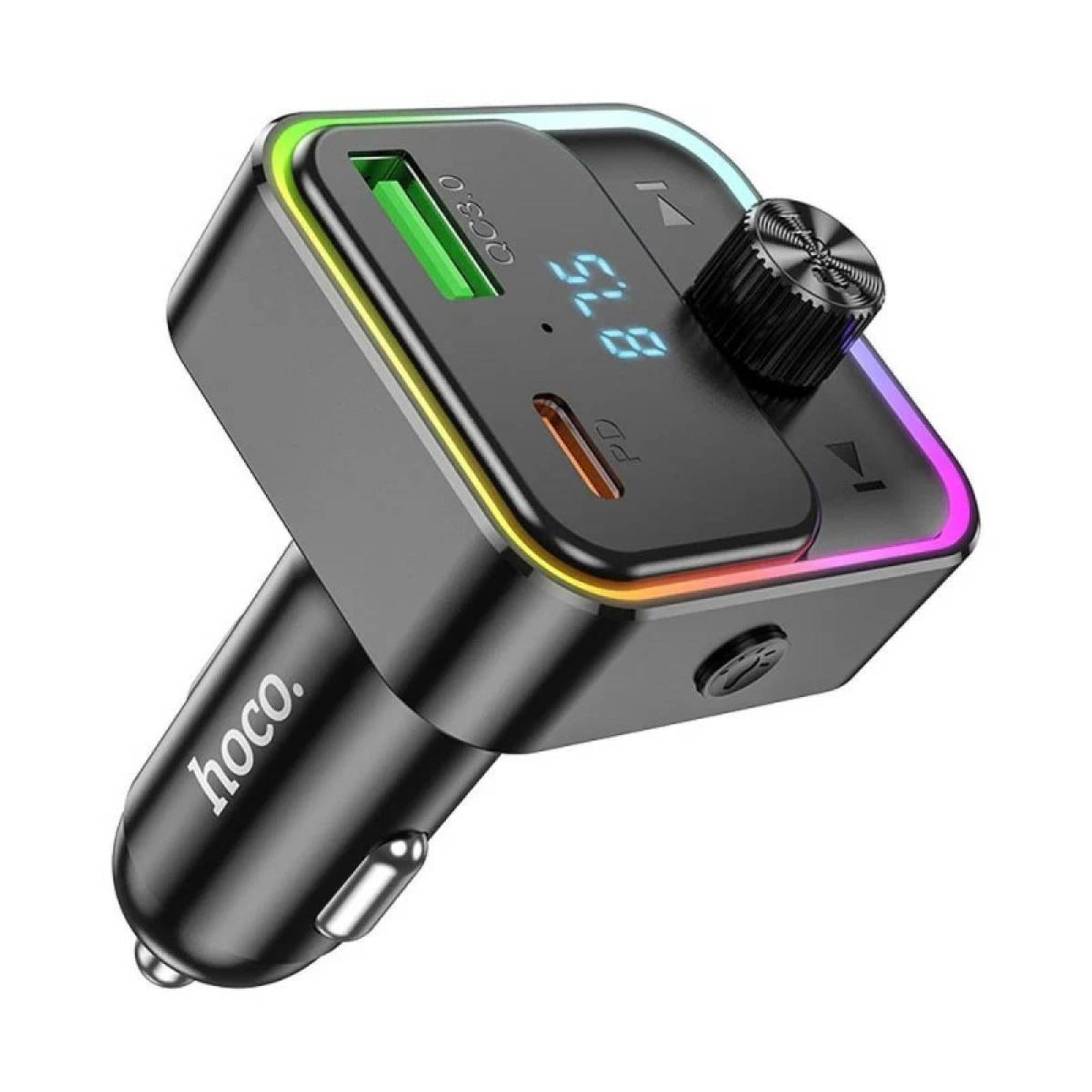 HOCO E81 FANTASY PD30W + QC3.0 CAR BT FM TRANSMITTER BLACK