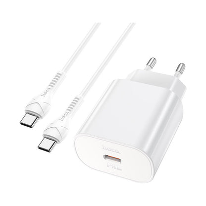 HOCO N22 JETTA PD25W CHARGER SET C TO C WHITE