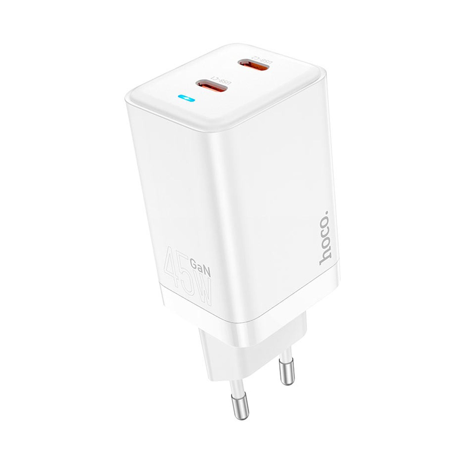 HOCO N23 CHARGER 45W DUAL TYPE C WALL ADAPTER