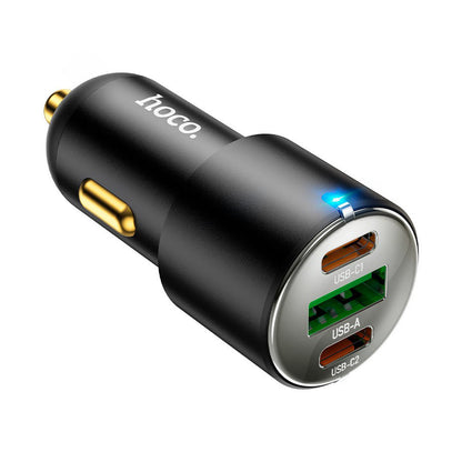 HOCO NZ6 45W 3 PORTS C TO C CAR CHARGER