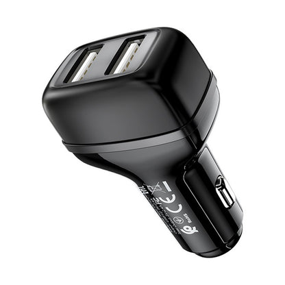 HOCO Z36 LEADER DUAL PORT CAR CHARGER - BLACK