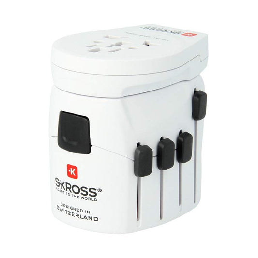 SKROSS PRO WORLD TRAVEL ADAPTOR FOR ALL 2/3 PIN AND USB