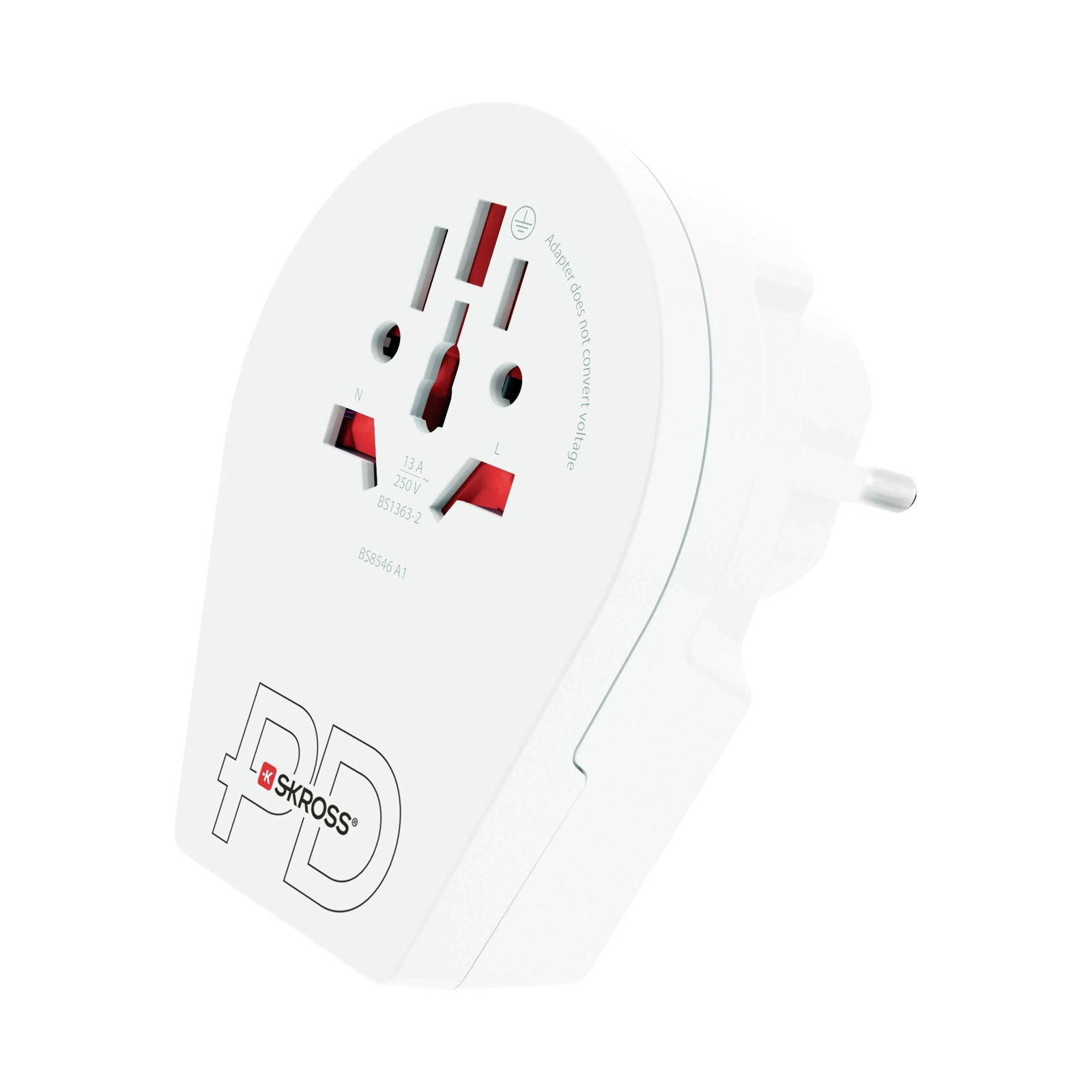 SKROSS  TRAVEL ADAPTER WORLD TO EUROPE USB C20PD