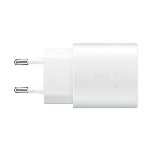 Samsung 25W PD USB-C Adapter 2Pin- White (Original Products)