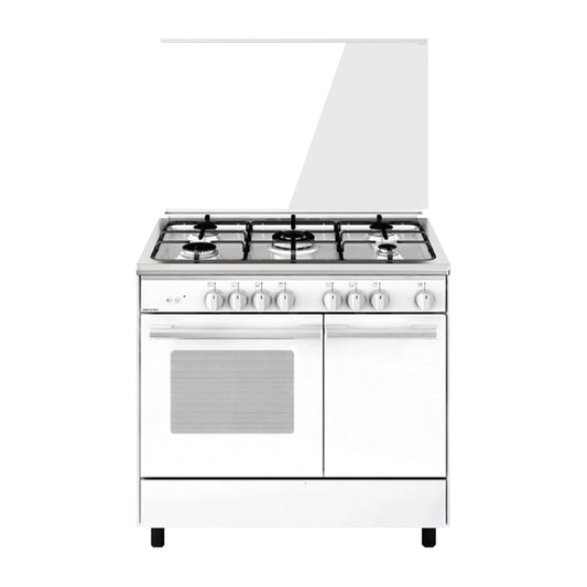 GENERAL GAS COOKER BOTTLE 90CM 5GAS BURNERS WHITE (ST7005WH)