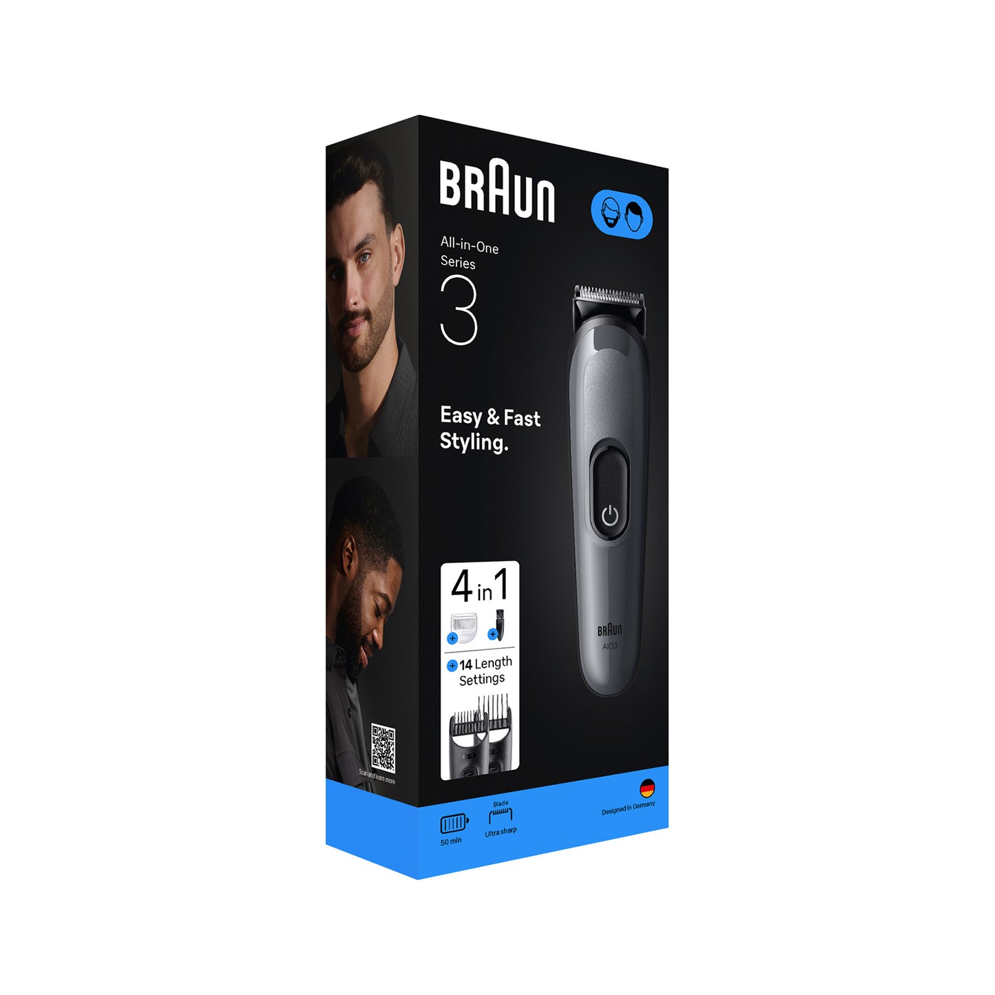 Braun s 4in1 All-in-One Grooming Kit h 50-min cordless