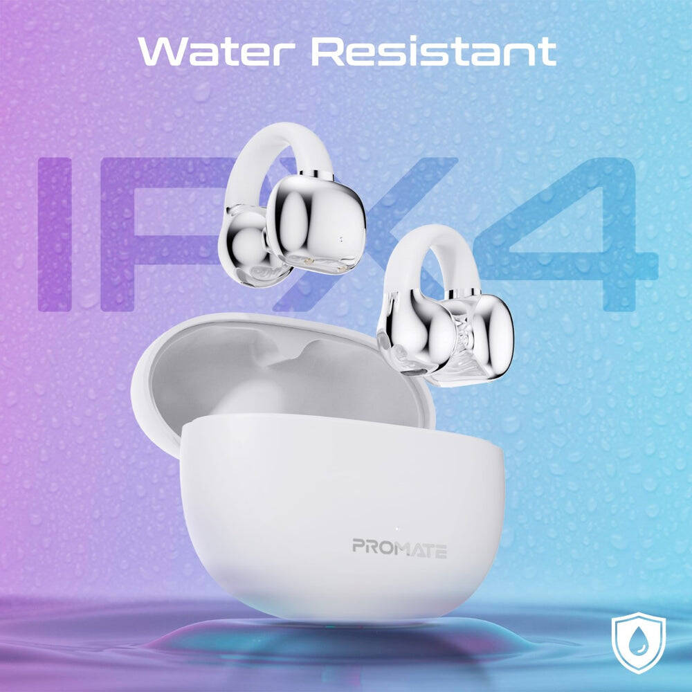 PROMATE AudioFit™ Open Ear Clip On TWS Earbuds-IntelliTouch