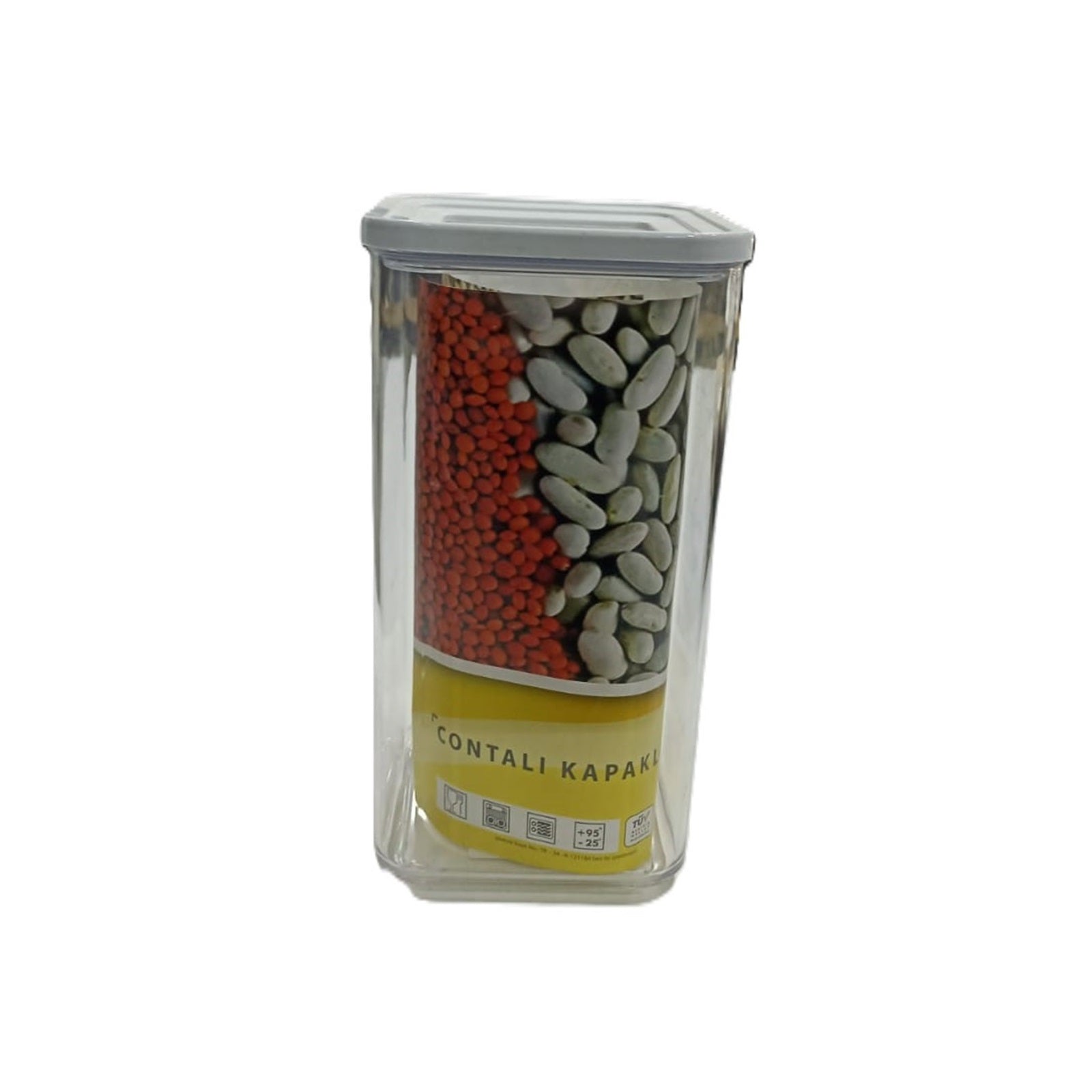AKYUZ  SQUARE KITCHEN STORAGE BOX  2L